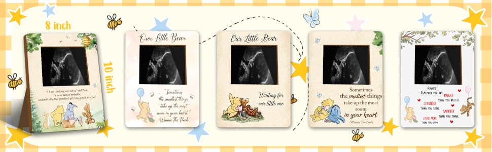 Winnie Baby Shower Picture Frame