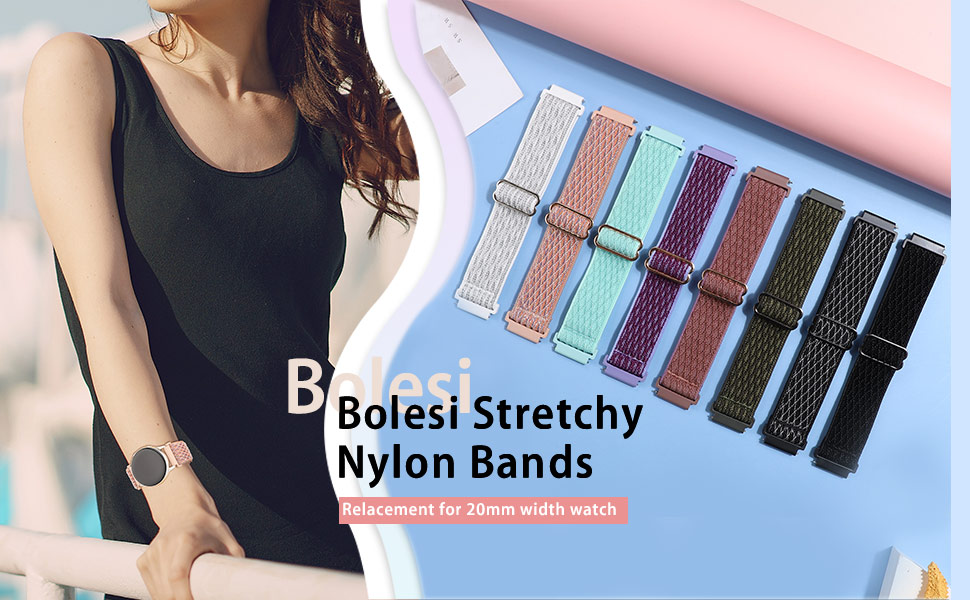 bolesi stretchy nylon bands