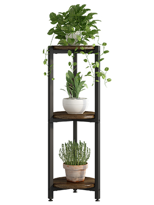 Stylish Plant Shelf with Tray, 64×40cm Stylish Plant Shelf with Tray, 64×40cm