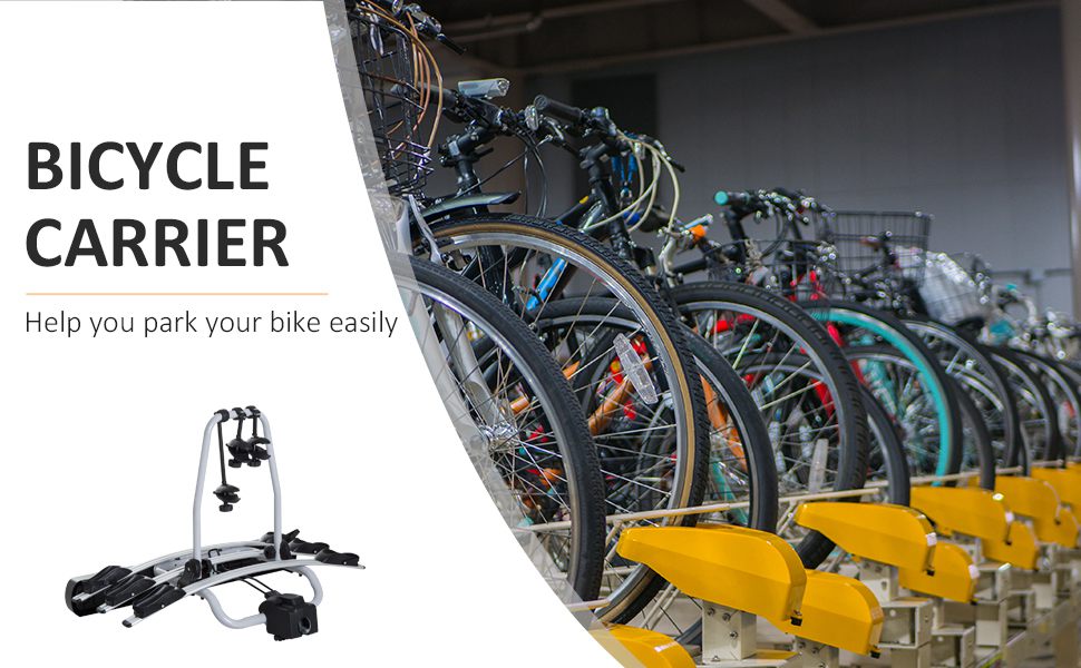 homcom bicycle carrier