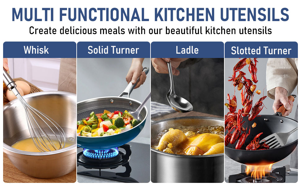 Mutli functional kitchen utensils