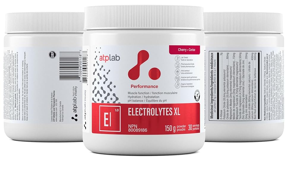 ATP LAB Cherry Electrolytes Powder XL 150g (Cherry Flavour