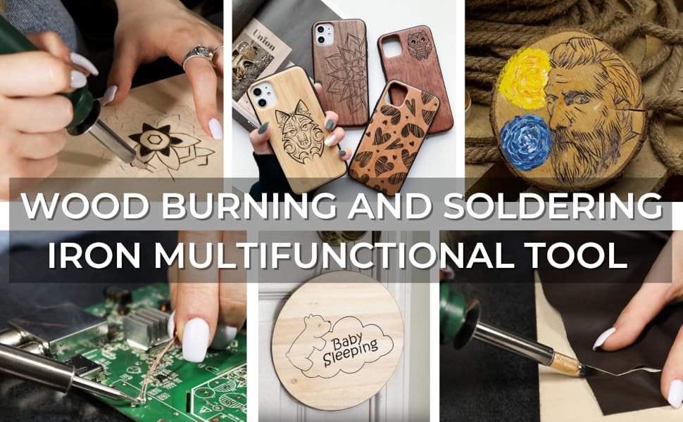 WINONS Wood Burning Kit WBT0003, Multifunctional Wood Burning Tool for