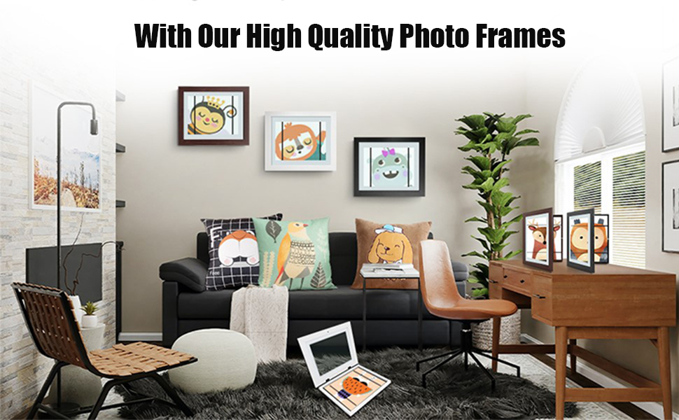 TIME TREE [2Pack Kids Art Frame, Kids Art Display Storage