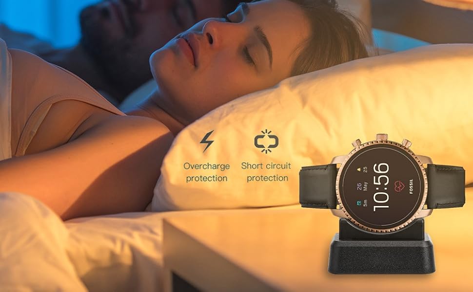 GIFTMAX Smart Watch Charger Compatible with Fossil Gen 5, Gen 4, Diesel