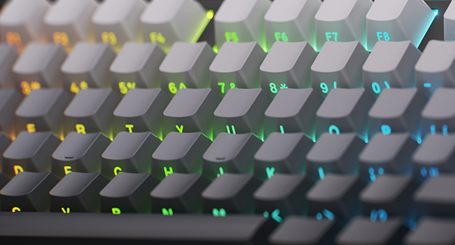 Side Printed Keycaps