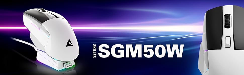 Sharkoon SKILLER SGM50W White