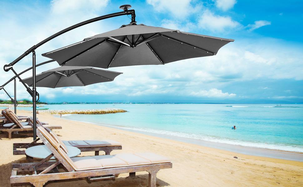 garden parasol umbrella,patio umbrella,banana parasol,3m cantilever parasol,sun umbrella for garden