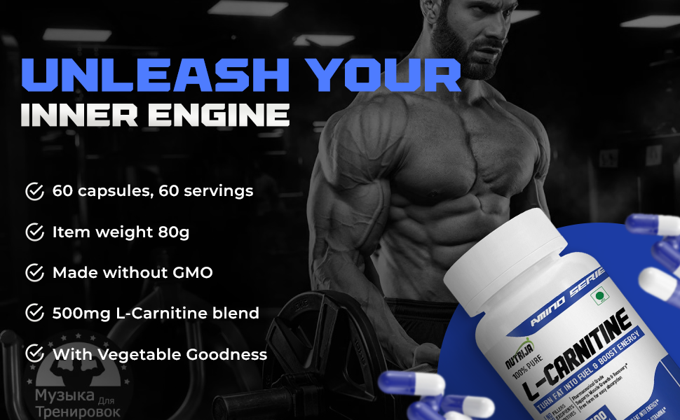 Buy Now Nutrija L-Carnitine L-Tartrate 500Mg Supplement | Converts F... 9 Spn-For1