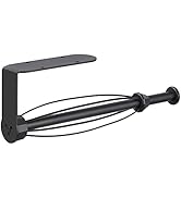 Paper Towel Holder Under Cabinet, Single Hand Operable Paper Roll Holder Wall Mount with Damping ...