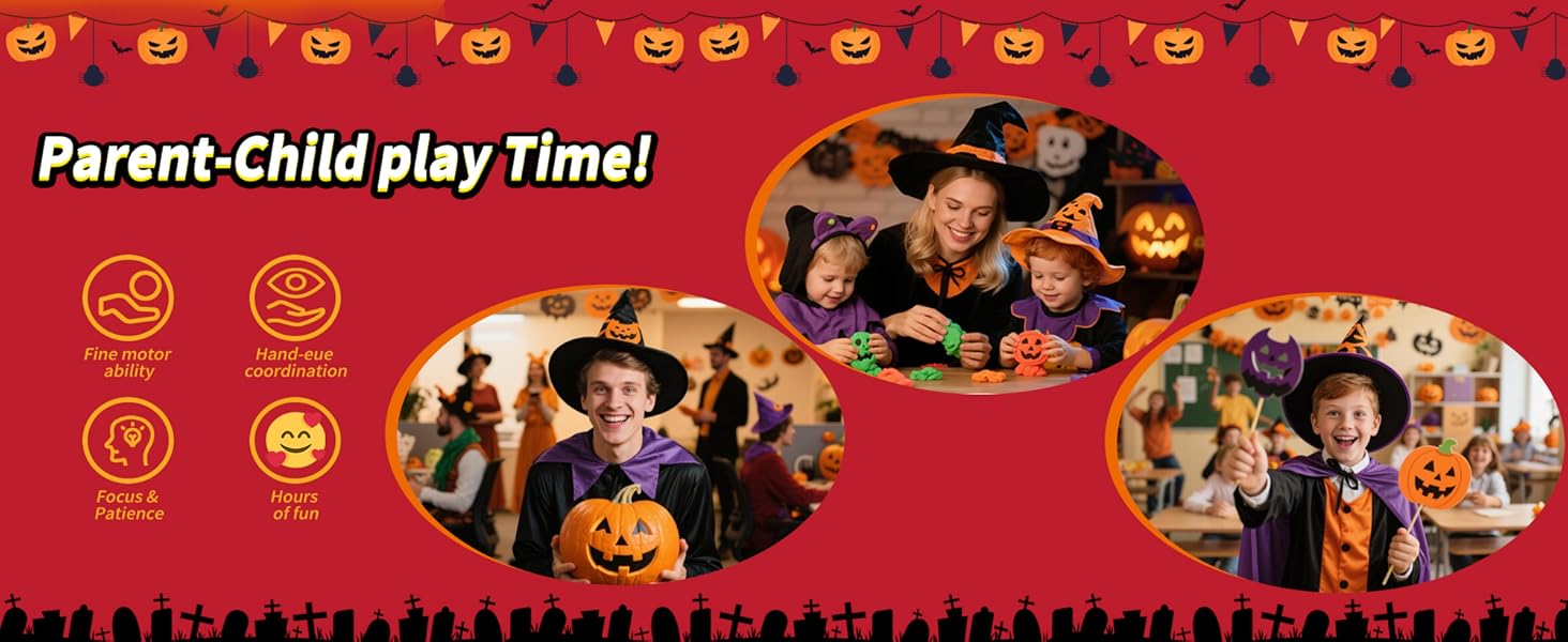 Halloween Play Clay Crafts Kit