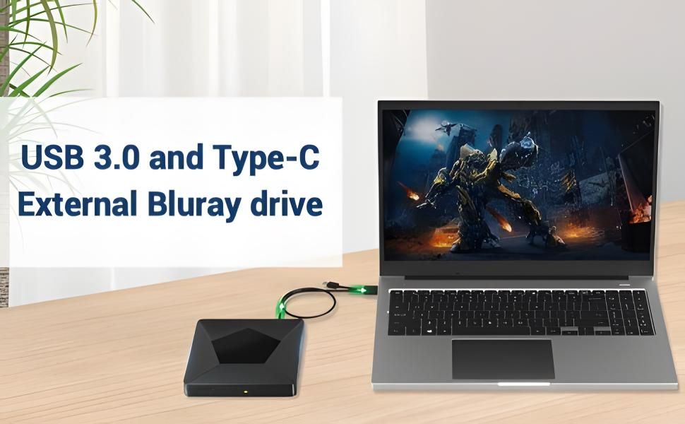 mthstec External Bluray Drive, 3D External Blu ray Drive