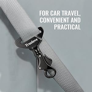 to move but the seat belt still retracts.It allows them to sit up, stretch or lay comfortably