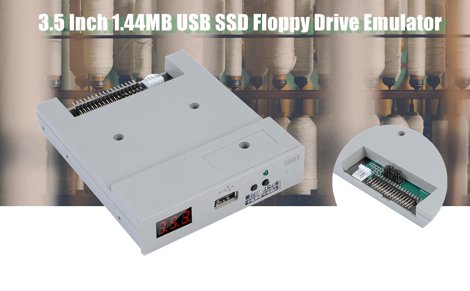 fosa Floppy & Tape Drives SFR1M44FU USB Floppy Drive Emulator for