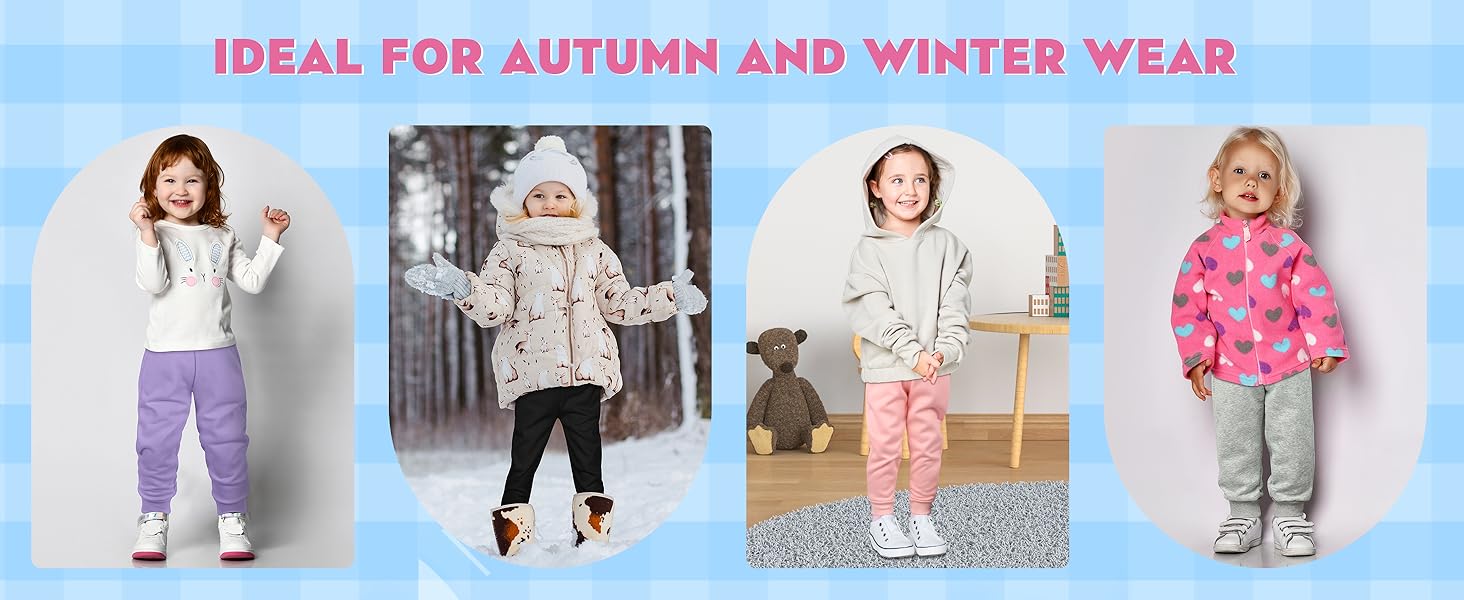 Toddler and Baby Girls Fleece Sweatpants