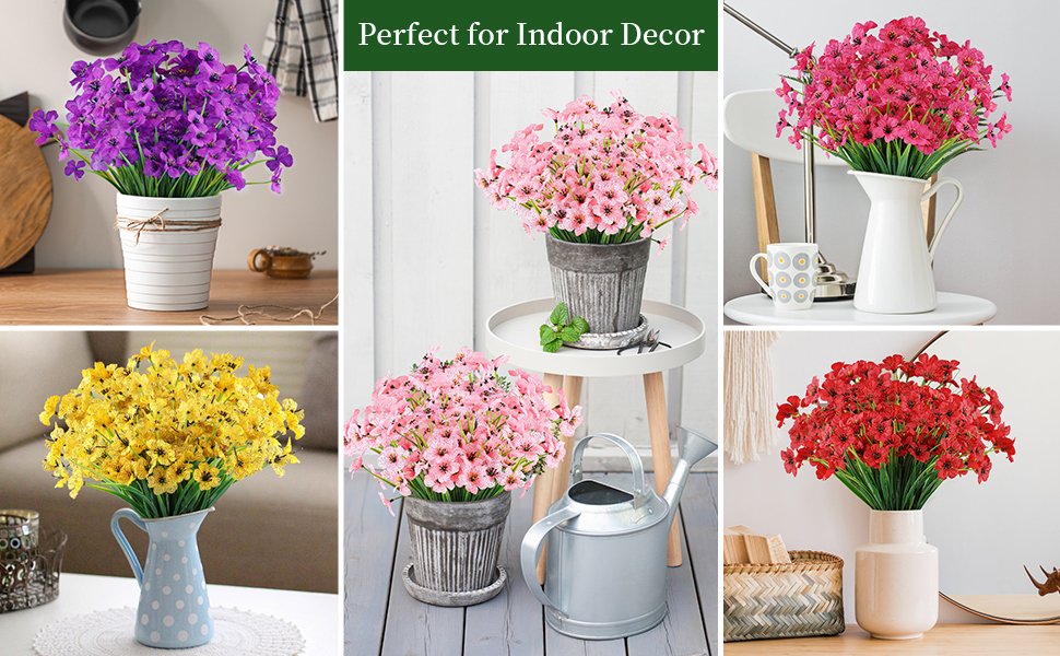 artificial flowers for outdoors