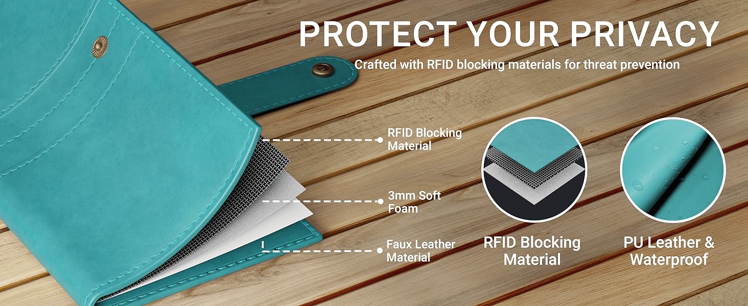 passport cover with luggage tags