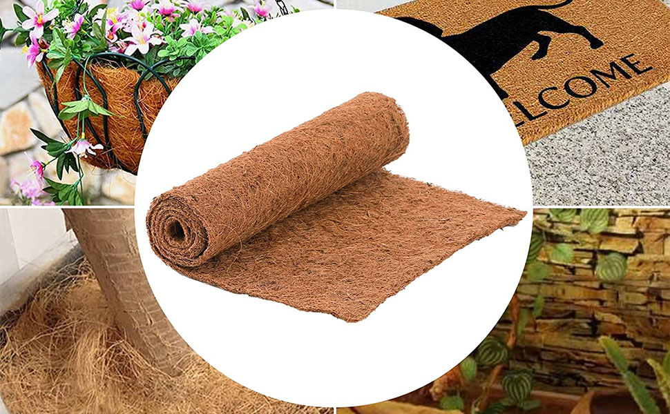 YOUEON 3Pcs Coconut Coir Liner Sheets 40 x 16 Inch Coco