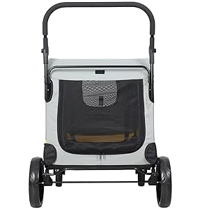 BingoPaw ペットカート 中型犬 大型犬 カート バギー 多頭 ドッグカー Amazon.co.jp: BingoPaw ペットカート 中型犬 大型犬 カート