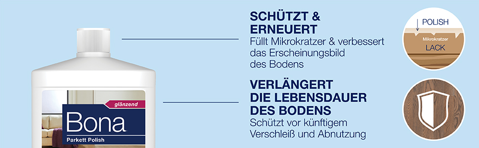 Bietet eine Schutzschicht, die Mikrokratzer ausfüllt, um Aussehen zu verbessern; Schützt Verschleiß