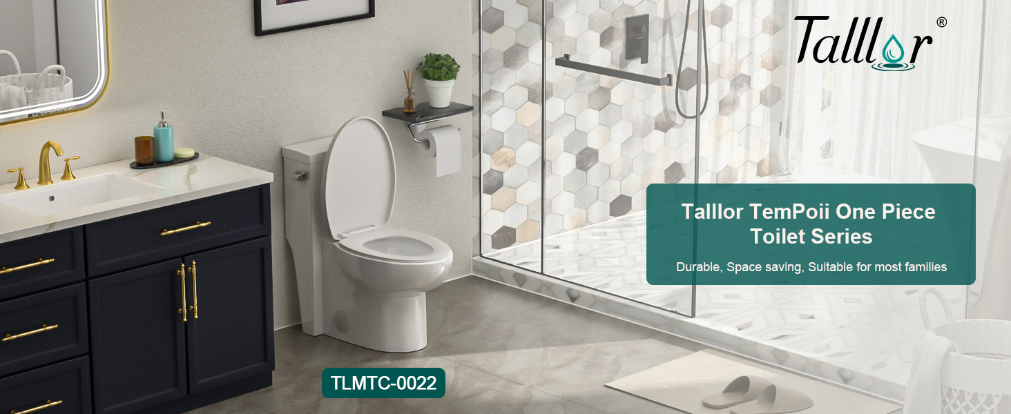 Talllor Side Lever OnePiece Toilet Tempoii TLMTC0016 Comfort ADA