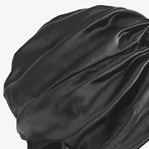 Satin Schlafmütze für Damen - Schlaf Turban Haar Wrap