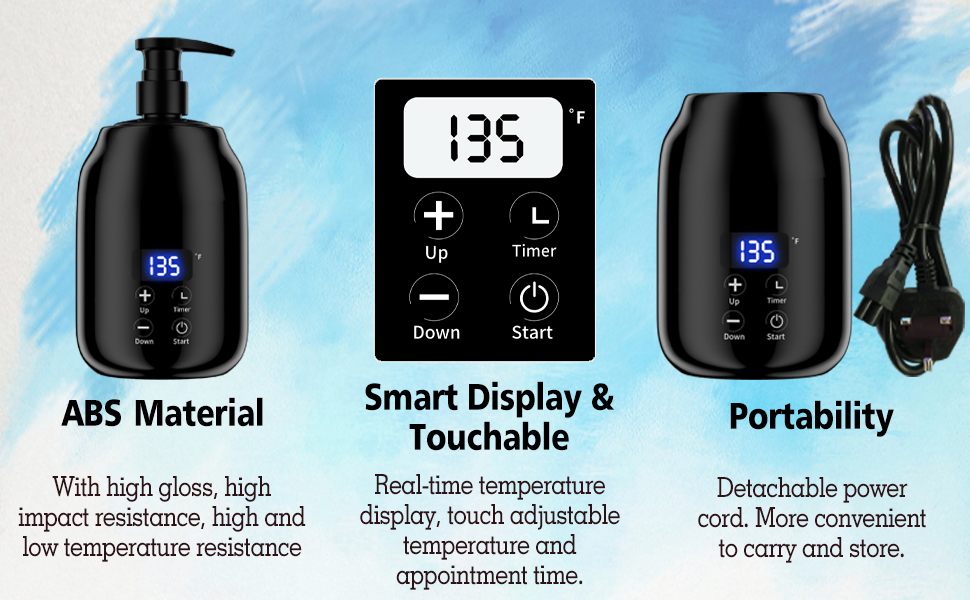JOSBES Lotion Heater Dispenser Heater, Oil Bottle Heater, Professional