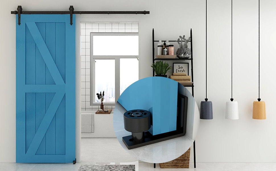 barn door floor guide