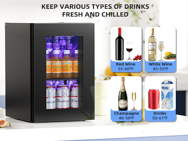 Keep Various Types Of Drinks Fresh And Chilled
