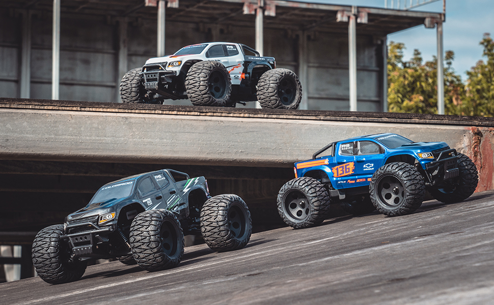 FMS FMT24 1:24 RCモンスタートラック FMS 1/24 FMT24 Chevrolet Colorado モンスタートラック RTR 技