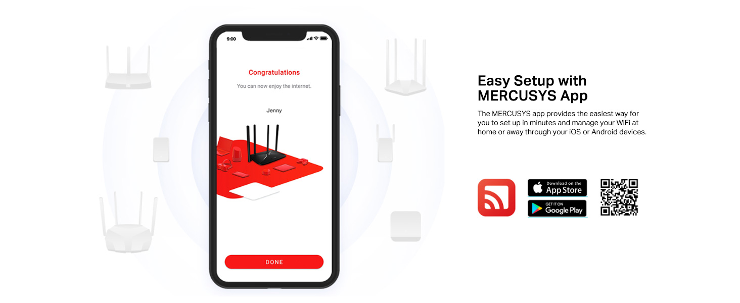 AC10 AC1200 Wireless Dual Band Router
