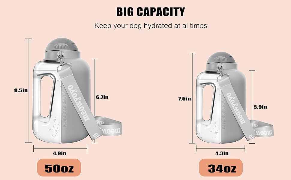 portable dog water bottle