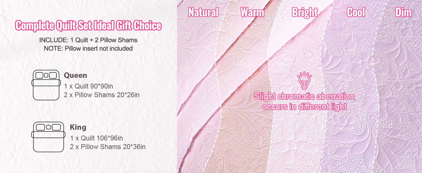 Ruffled Floral Quilts