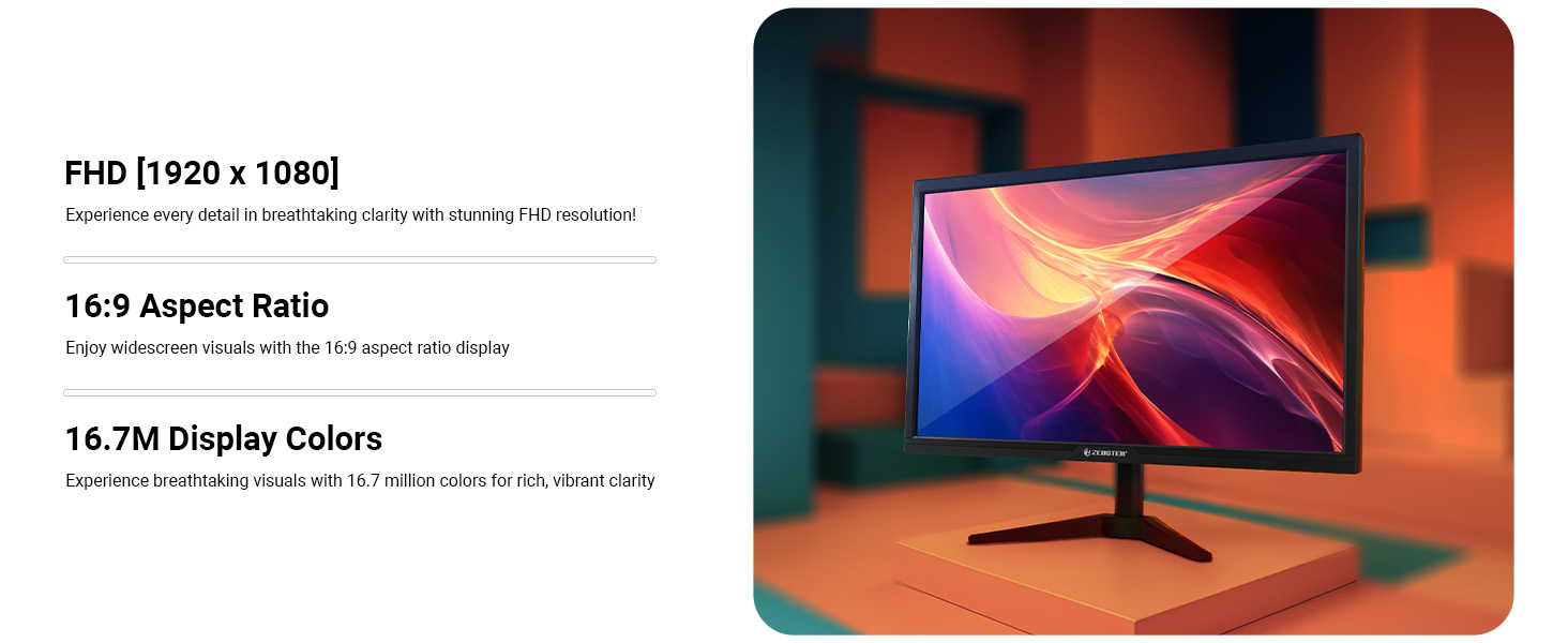 16.7M Display Colors