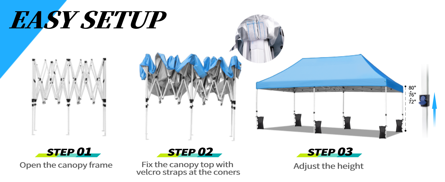 EZ UP 10X20 CANOPY