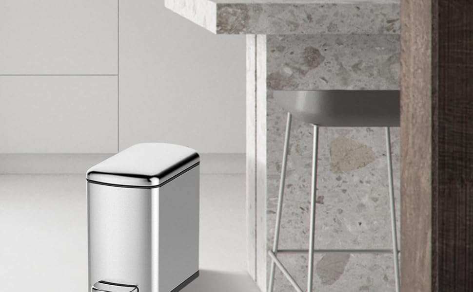 large kitchen trash can