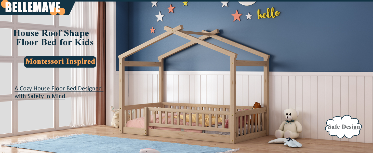 house floor bed frame