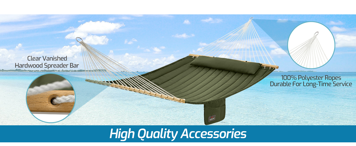 CHULIM Extra Large Quilted Hammock-4