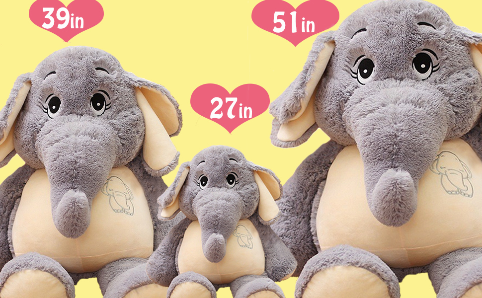 Cuddly Elephant Teddy Gifts for Birthday Mother's Day Christmas