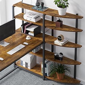 computer desk with storage