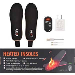 Heated insoles