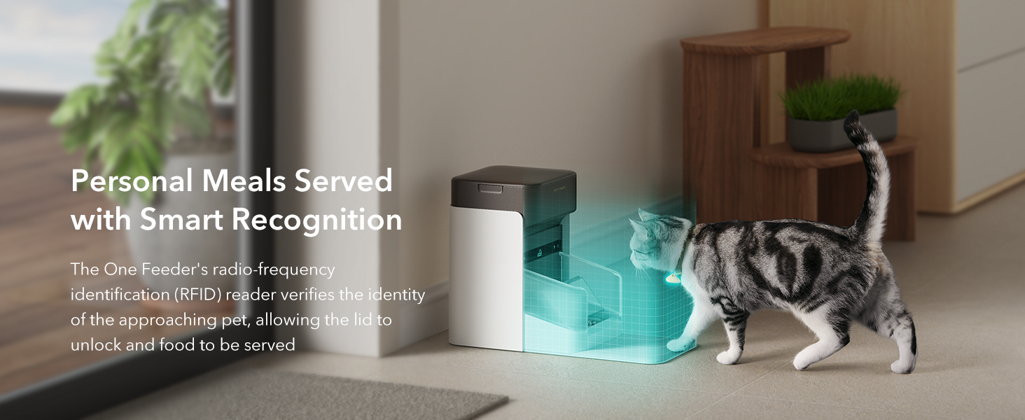 PETLIBRO RFID Automatic Cat Feeder, 5G WiFi Automatic Pet