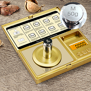 gold digital pocket scale