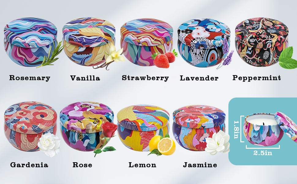 scented candles gift set