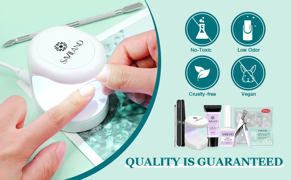 Nail Tips and Glue Gel Kit