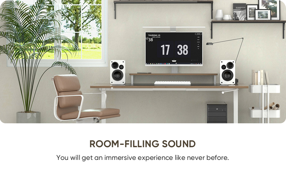 powered  bookshelf speakers