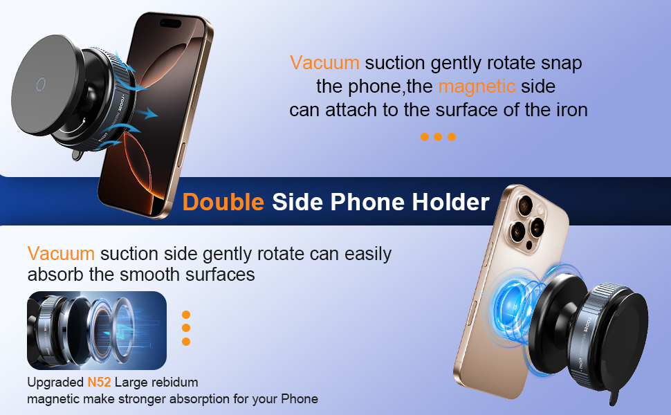 Mechanical Suction Phone Mount