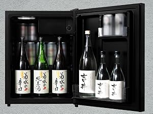 【未使用】小型冷蔵庫 アビテラックス 60L ダークブラウン　日本酒セラー Amazon | 【プラス30日延長保証】アビテラックス 一升瓶が丸ごと