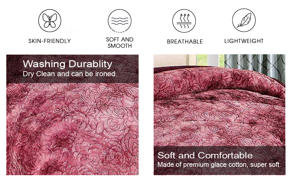 Buy Ab Home Decor Soft Microfibre Quilt for Double Bed Winter Heavy