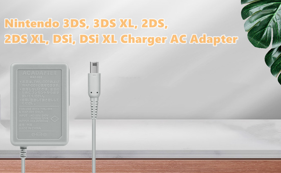 3DS Charger, 4 Stylus Pen 3DS Charger Compatible with Nintendo 3DS/ DSi/DSi XL/ 2DS